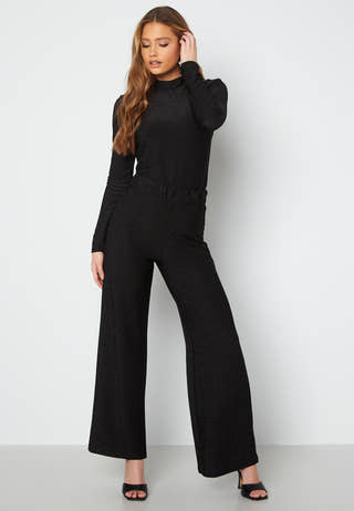 Rina Lurex HW Wide Pant