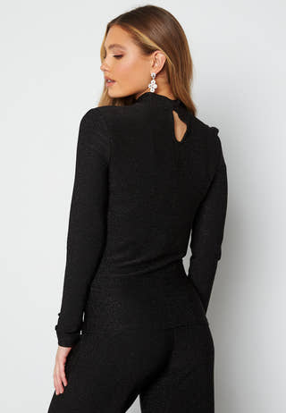 Rina Lurex LS T-Neck Top