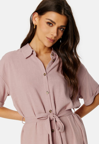 Pcvinsty Linen Shirt Dress