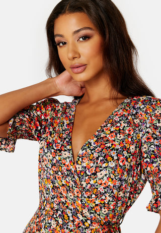 Nika SS Midi Wrap Dress