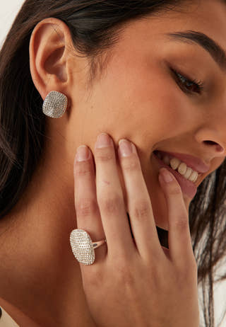 Ember Earrings Silver-plated