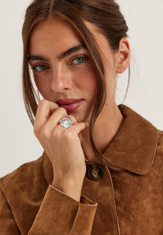 Haze Ring Silver-plated