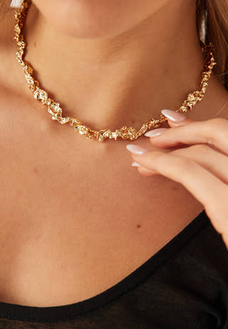 Raelynn Necklace Gold-plated