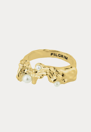 Raelynn Recycled Ring Gold-pla