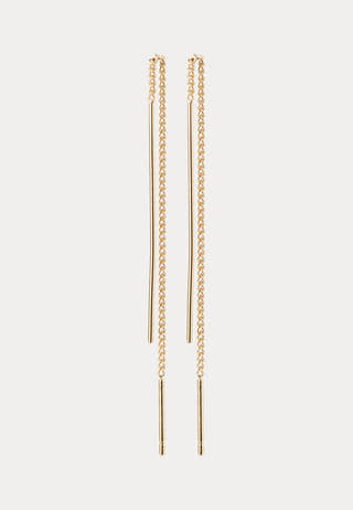 Tahoe Chain Earrings Gold-plat