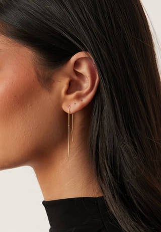 Tahoe Chain Earrings Gold-plat