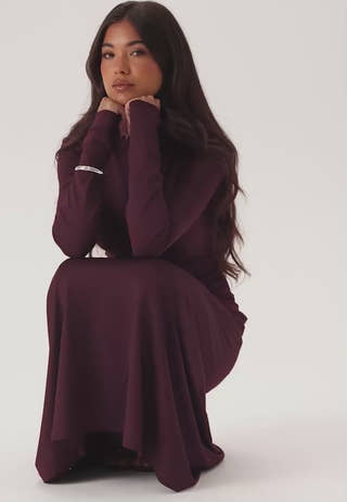 ruched-long-dress-burgundy-1117074614.mp4