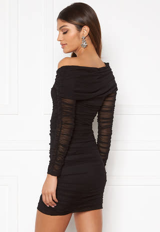 Ruched Assymetric Dress