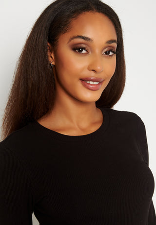 Slfanna LS Crew Neck Tee