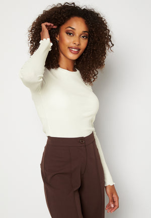 Slfanna LS Crew Neck Tee