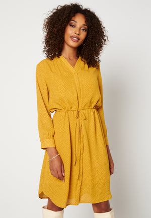 Damina 7/8 Print Dress