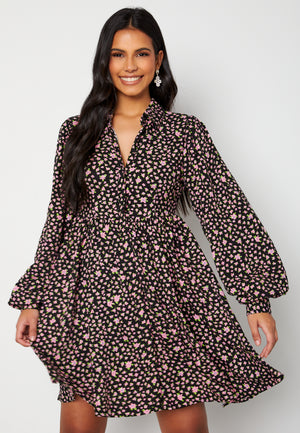 Judita LS Short Shirt Dress