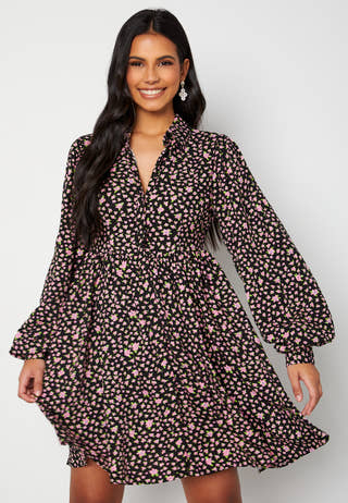 Judita LS Short Shirt Dress