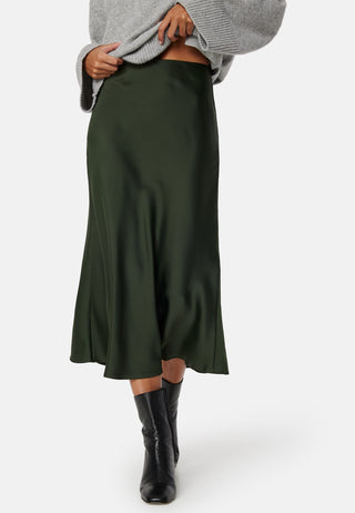Lena High Waist Midi Skirt