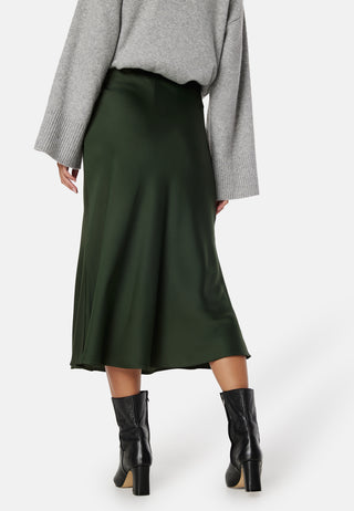 Lena High Waist Midi Skirt