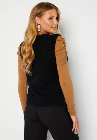 Lulu Knit Vest O-Neck