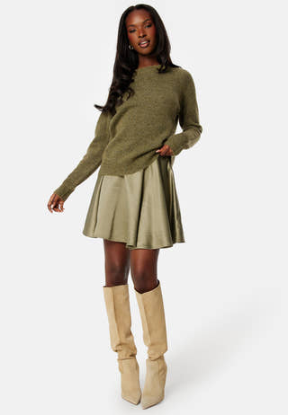 Slflulu LS Knit O-Neck