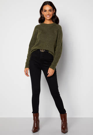 Slflulu LS Knit O-Neck