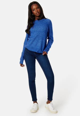 Slflulu LS Knit O-Neck