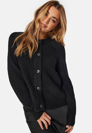 Slflulu LS knit short cardigan