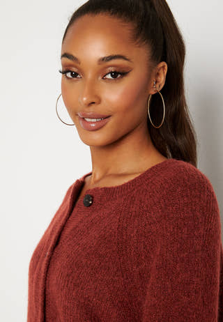 Slflulu LS knit short cardigan