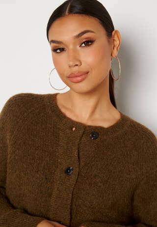 Slflulu LS knit short cardigan