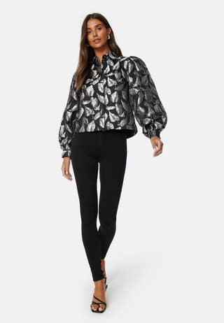Paula-Elani Silver Leaf Jacket