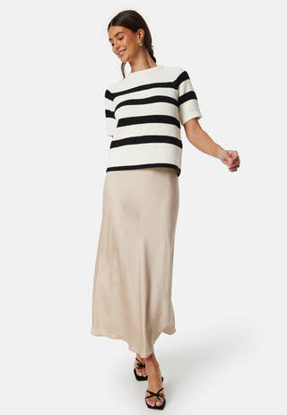 Slfbloomie SS Knit O-Neck