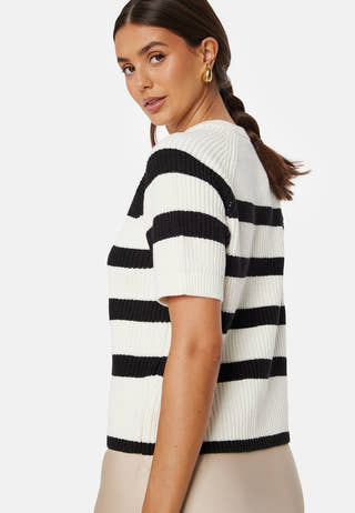 Slfbloomie SS Knit O-Neck