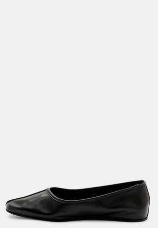 Slfelia leather ballerina