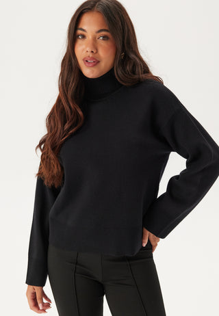 Slfkamma Ls Knit Roll Neck Noo