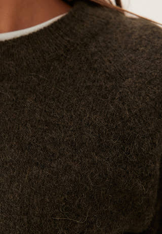 Slflulu LS Knit O-Neck