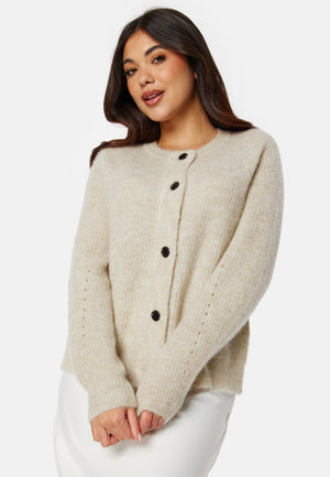 Slflulu LS knit short cardigan