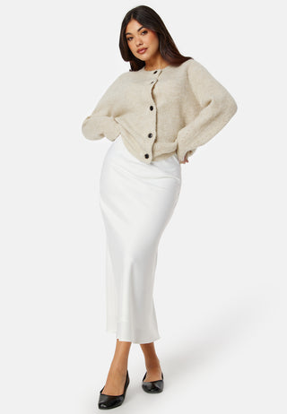 Slflulu LS knit short cardigan