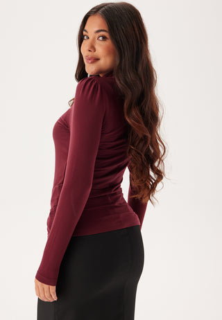 Slfmanja Ls Drapey High Neck T