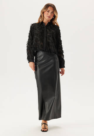 Slfmyline Ls Fluffy Cropped Sh