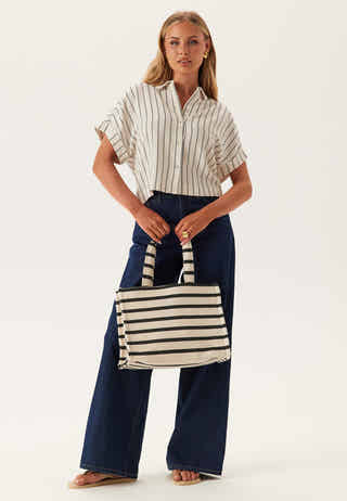 Slfviva Ss Striped Cropped Sun