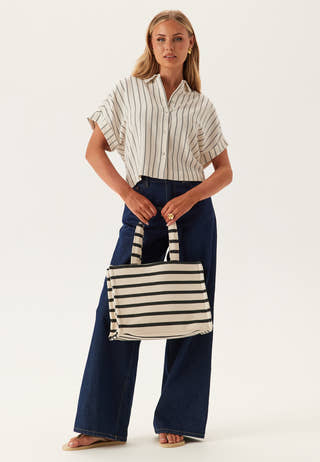 Slfviva Ss Striped Cropped Sun