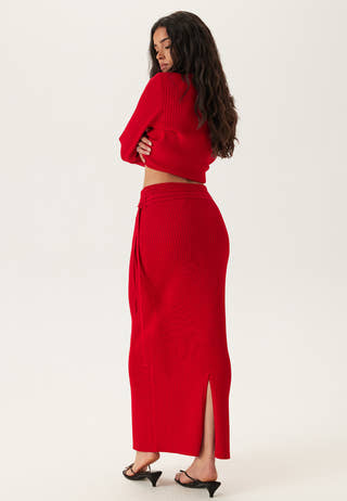 Slfcarly Mw Knit Ankle Skirt