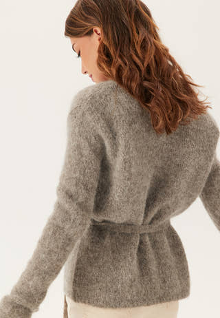 Slfgabella Ls Knit Belt Cardig