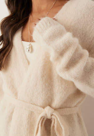 Slfgabella Ls Knit Belt Cardig