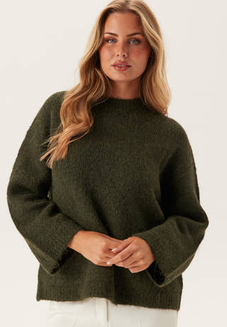 Slfgabriella Ls Knit New O-nec