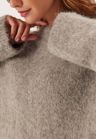 Slfgabriella Ls Knit New O-nec