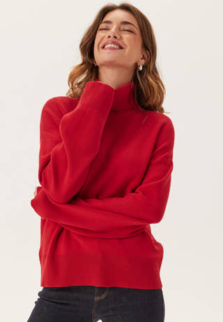 Slfkamma Ls Knit Roll Neck Noo