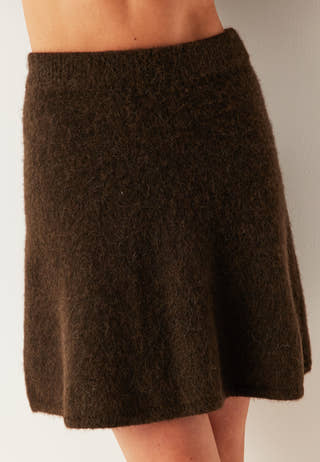 Slflulu Brushed Hw Knit Skirt