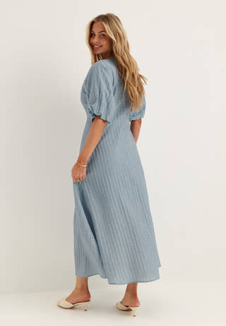 Slfmaddie Ss Closed Back Midi Dress