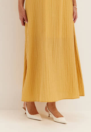 Slfmaddie Ss Closed Back Midi Dress