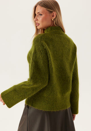 Slfmira Mohair Ls Knit High_x0