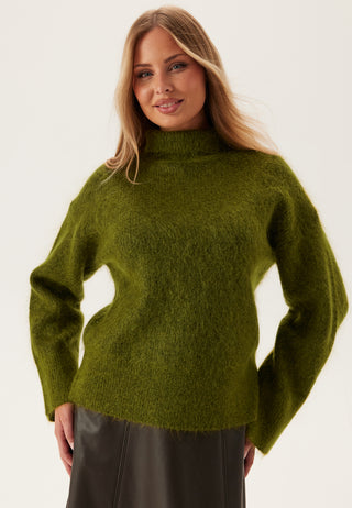 Slfmira Mohair Ls Knit High_x0