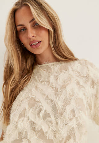 Slfmyline Ss Boat Neck Top